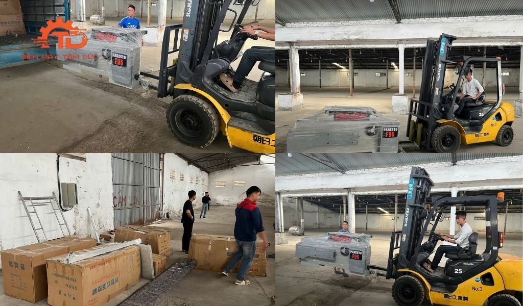 Hình Ảnh Bàn Giao Máy Cưa Bàn Trượt PARESTO F95